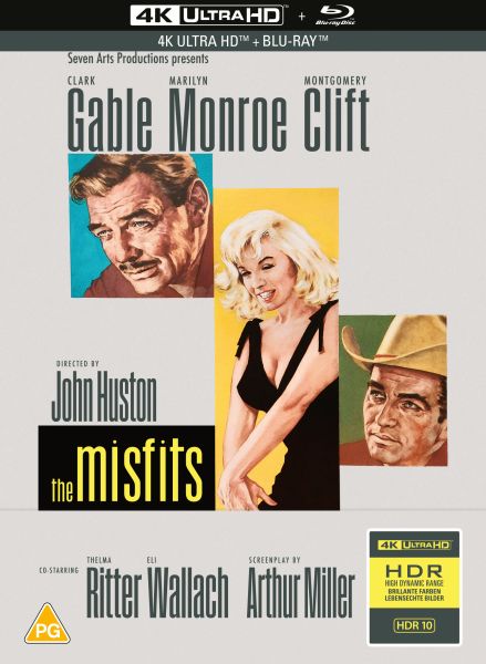 The Misfits - 4K UHD and Blu-Ray Disc Mediabook - UK-Edition (region free)