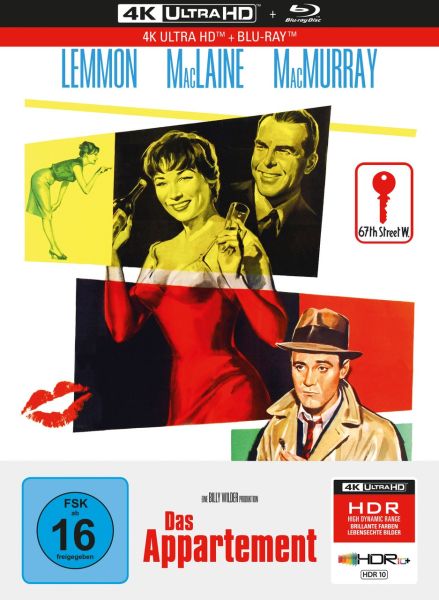 Das Appartement - 2-Disc Limited Collector's Edition im Mediabook (UHD-Blu-ray + Blu-ray)