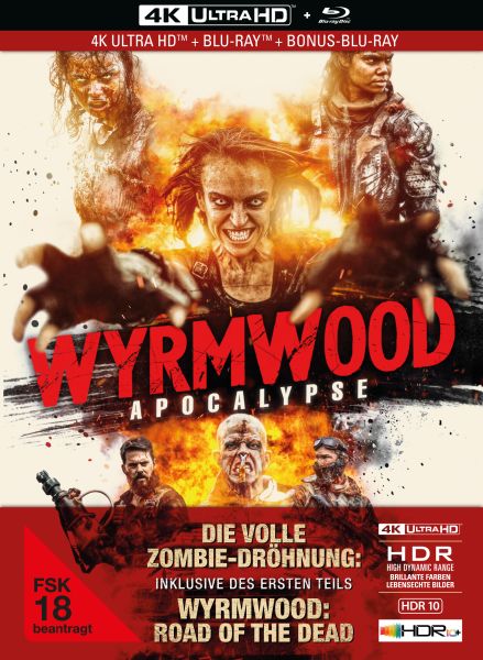 Wyrmwood: Apocalypse - 3-Disc Limited Collector&#039;s Edition im Mediabook (UHD + Blu-ray + Bonus-Blu-ra